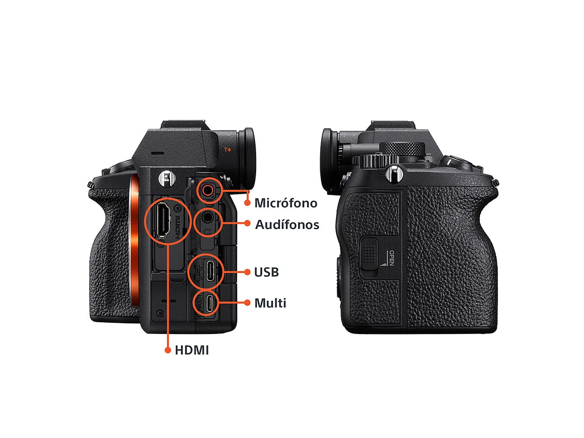 CAMARA FULL FRAME ILCE-7M4K CON LENTE SEL2870 | NEGRO 3