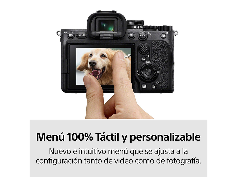 CAMARA FULL FRAME ILCE-7M4K CON LENTE SEL2870 | NEGRO 4
