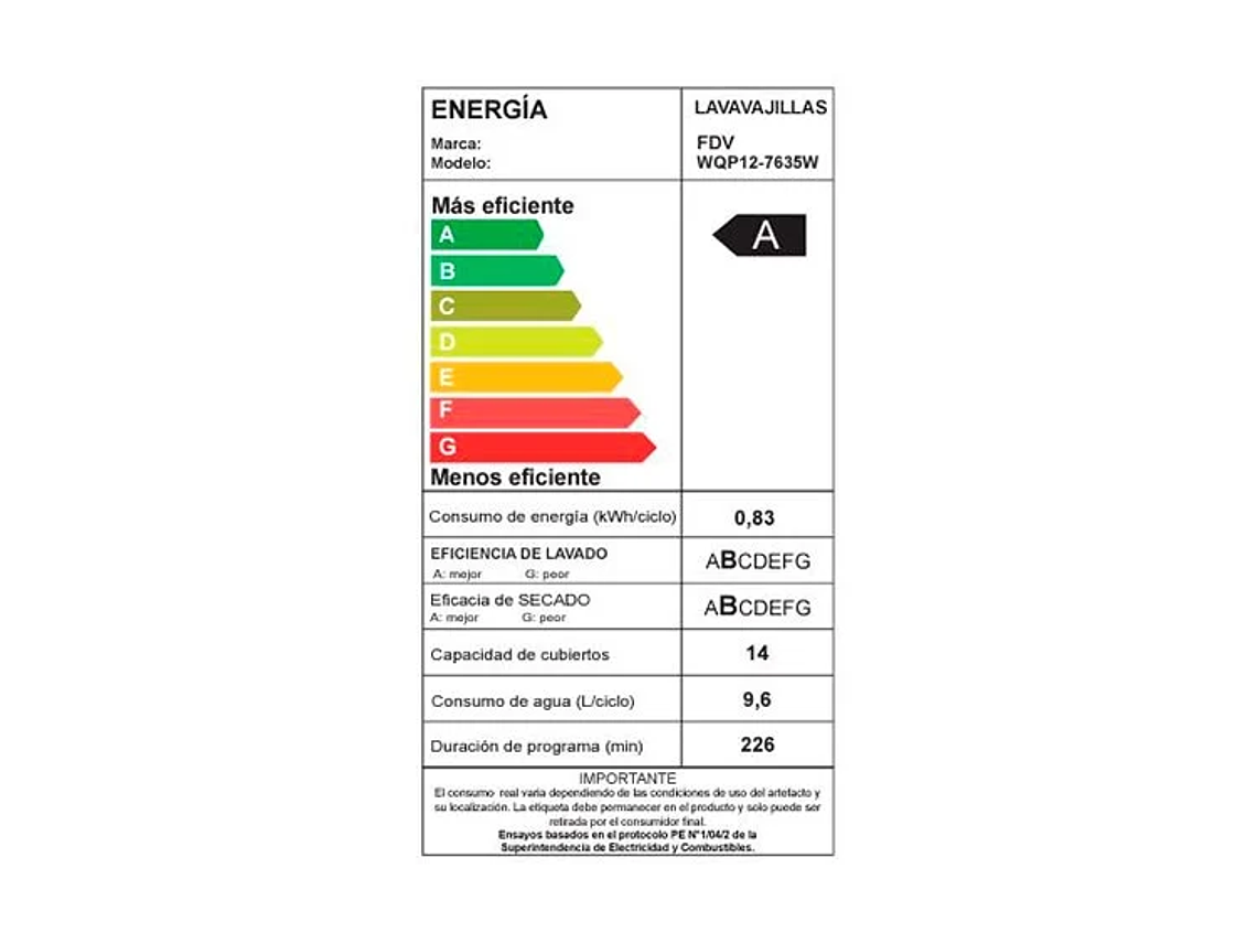 LAVAVAJILLA FDV 14 CUBIERTOS ACQUA 7