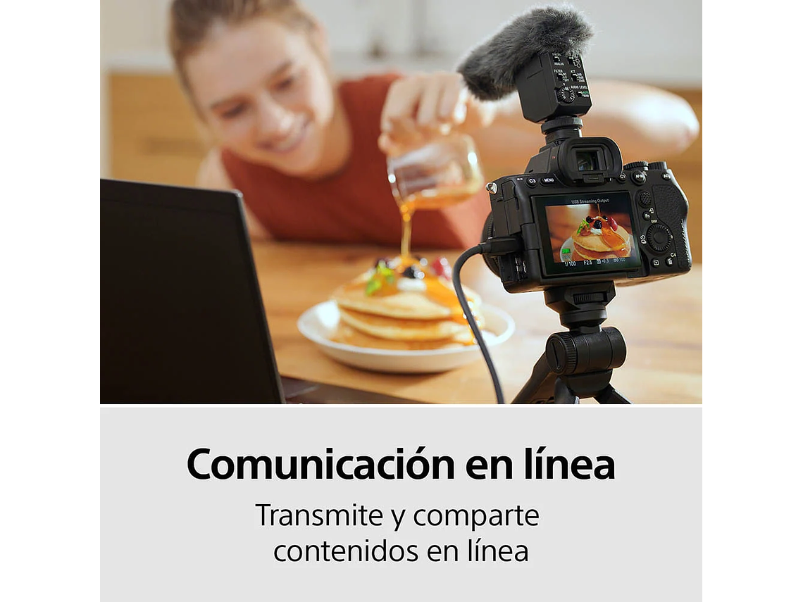 CAMARA FULL FRAME ILCE-7M4K CON LENTE SEL2870 | NEGRO 9