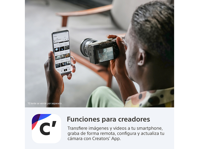 CÁMARA PROFESIONAL COMPACTA FULL FRAME MIRRORLESS ILCE-7CM2 7