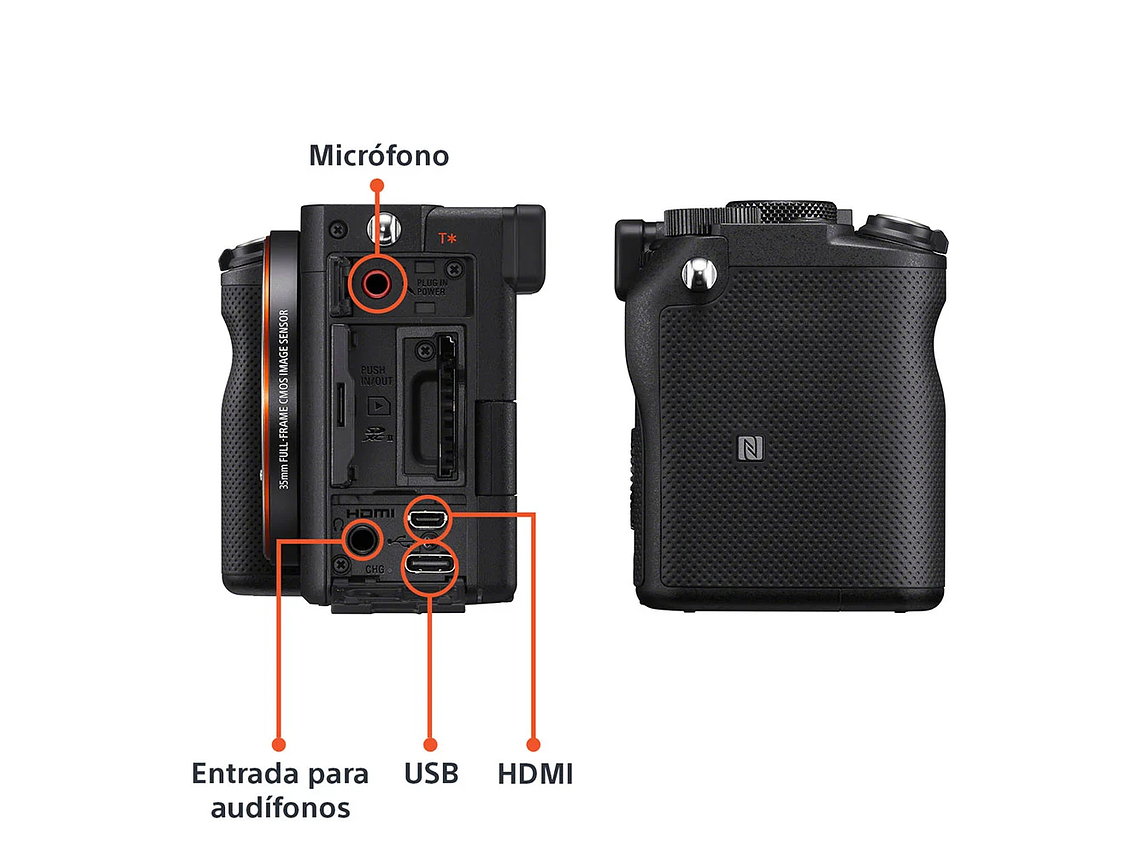 CÁMARA COMPACTA FULL-FRAME ALPHA 7C 4