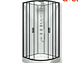 CABINA DE DUCHA OASIS LARGE HIDROMASAJE 90X90X205CM MARCO NEGRO - Miniatura 1