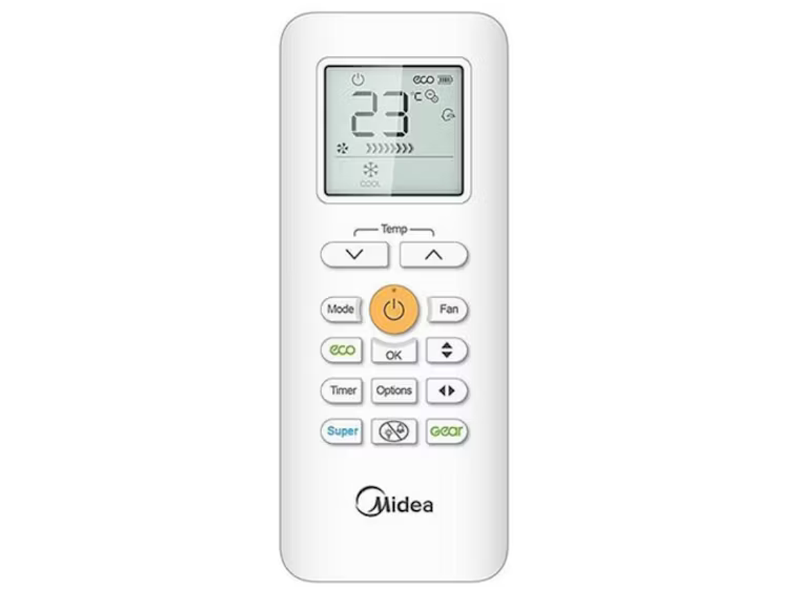 AIRE ACONDICIONADO SPLIT FRÍO/CALOR 12000 BTU AURORA MIDEA 2