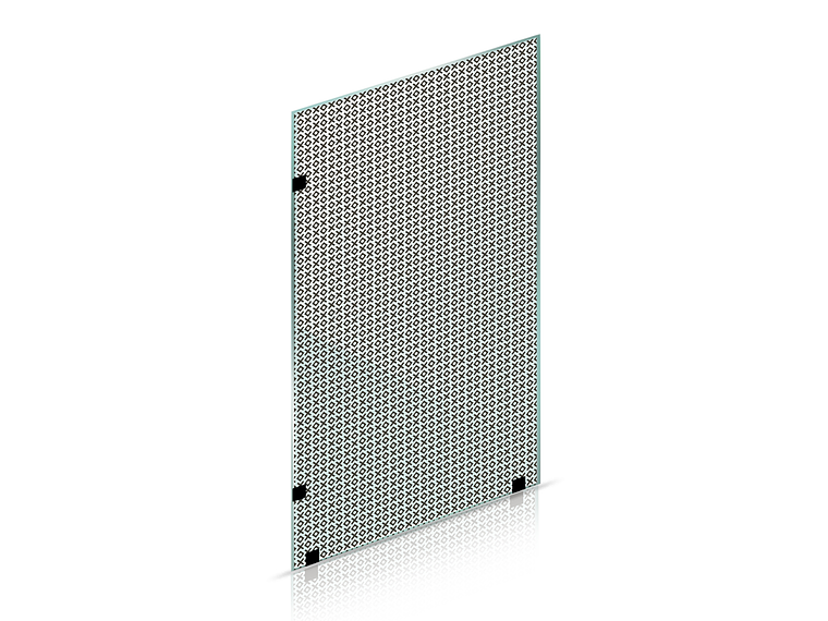 SHOWER DOOR VIDRIO TEMPLADO CON IMPRESIÓN DIGITAL 100X190 CM HERRAJE NEGRO 3