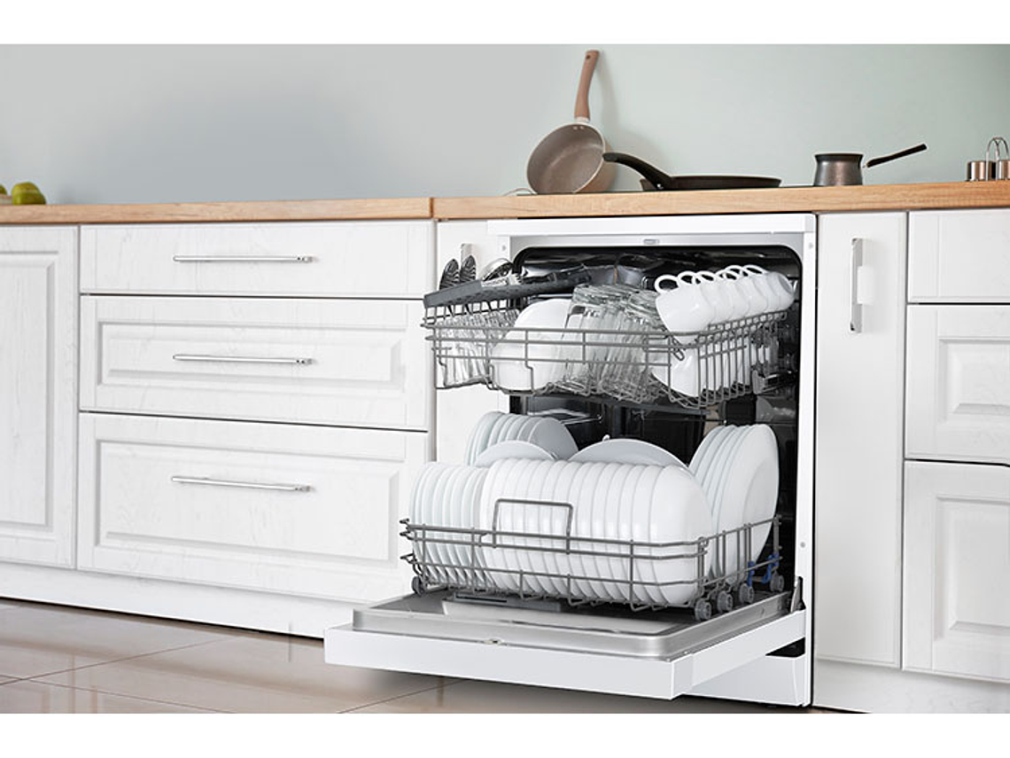 LAVAVAJILLAS MIDEA 12 CUBIERTOS BLANCO 8