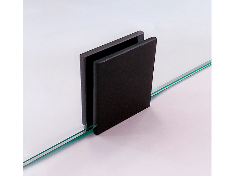 SHOWER DOOR VIDRIO TEMPLADO 90X150 CM HERRAJE NEGRO - CIVITA 3