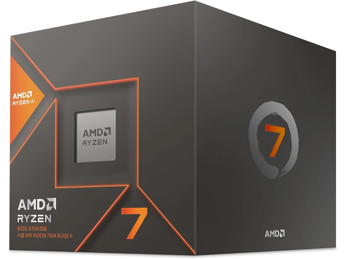 PROCESADOR AMD RYZEN 7 8700G AM5 8 CORES 16 HILOS 4.2/5.1GHZ 1