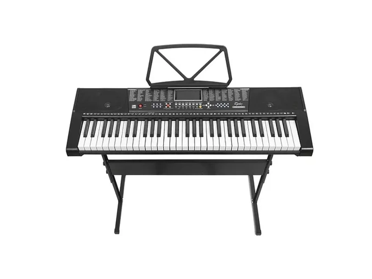 TECLADO PIANO ELECTRÓNICO MUSICAL 61 TECLAS + FUNDA + ATRIL 1