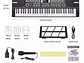 TECLADO PIANO ELECTRÓNICO MUSICAL 61 TECLAS + FUNDA + ATRIL - Miniatura 2