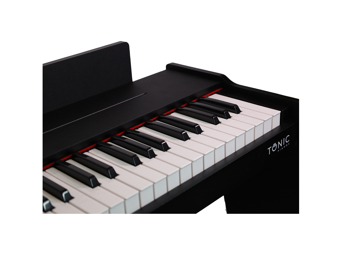 PIANO TONIC CON SILLÍN NIÑOS TON-75 NEGRO 3