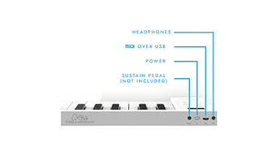 TECLADO PLEGABLE CARRY ON DONNER FP49, MADE IN MÉXICO