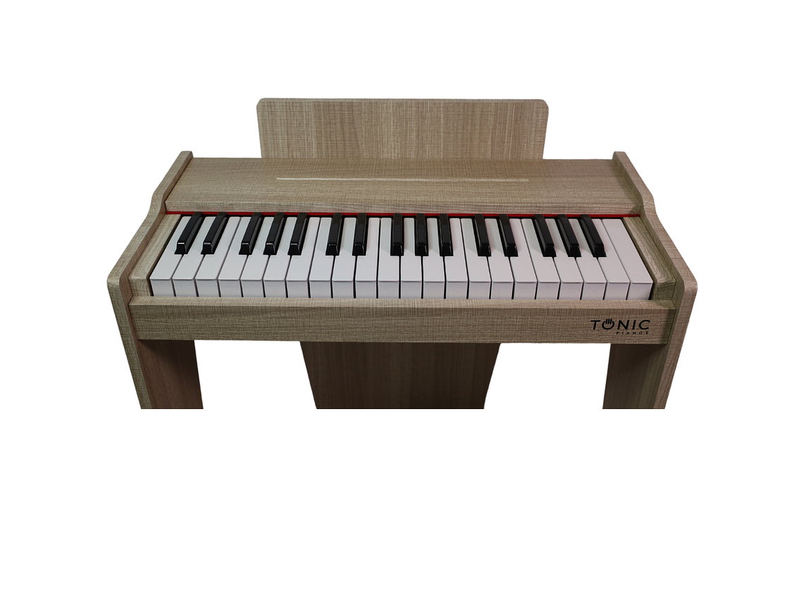 PIANO TONIC CON SILLÍN NIÑOS TON-75 CAFÉ 3