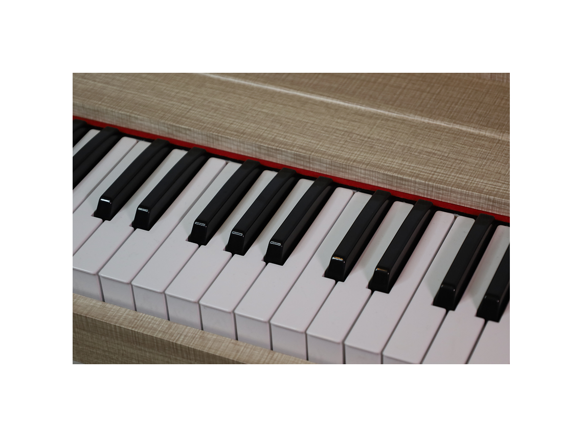 PIANO TONIC CON SILLÍN NIÑOS TON-75 CAFÉ 4