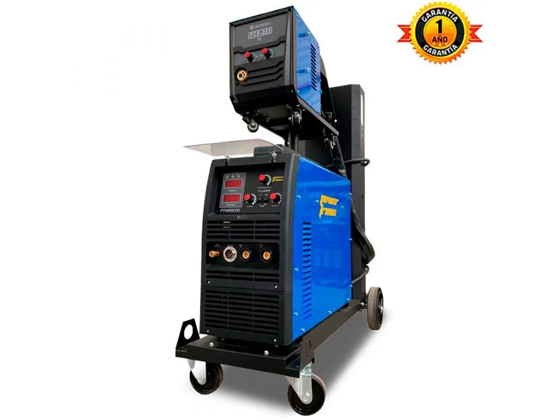 SOLDADORA MIG/MMA - POWERTRONIC PT400EVO CON CABEZAL/ 380 VOLT 3