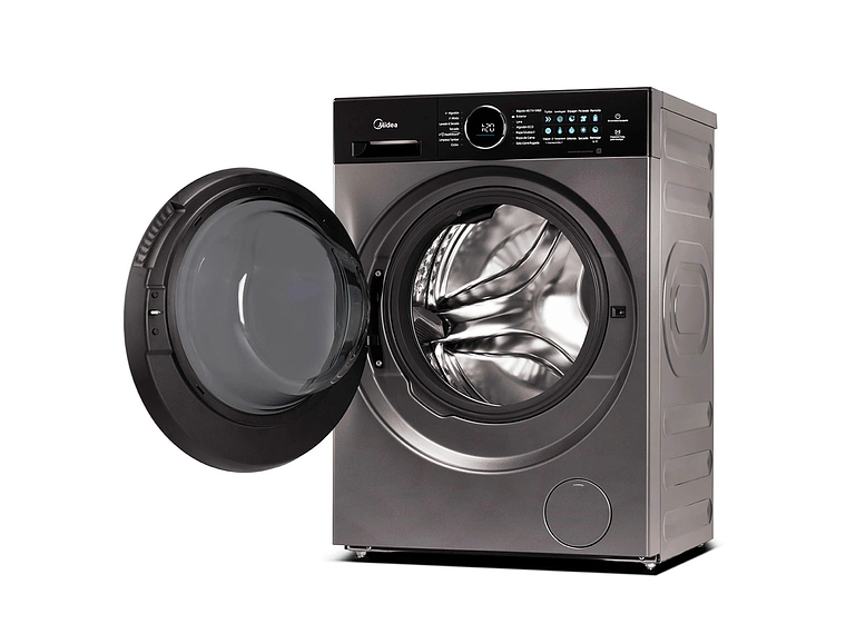 LAVADORA SECADORA CARGA FRONTAL MIDEA MF210D120WB/T 12KG/10KG GRAFITO 6
