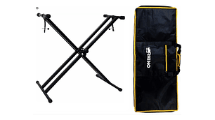 PACK CASIO TECLADO STANDARD 61 TECLAS + ATRIL+ FUNDA TONE CT-X800