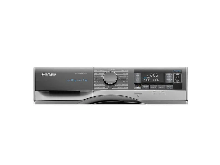 LAVADORA SECADORA FENSA 11/7 KG LAVADO INTELIGENTE 11WD GRIS 2