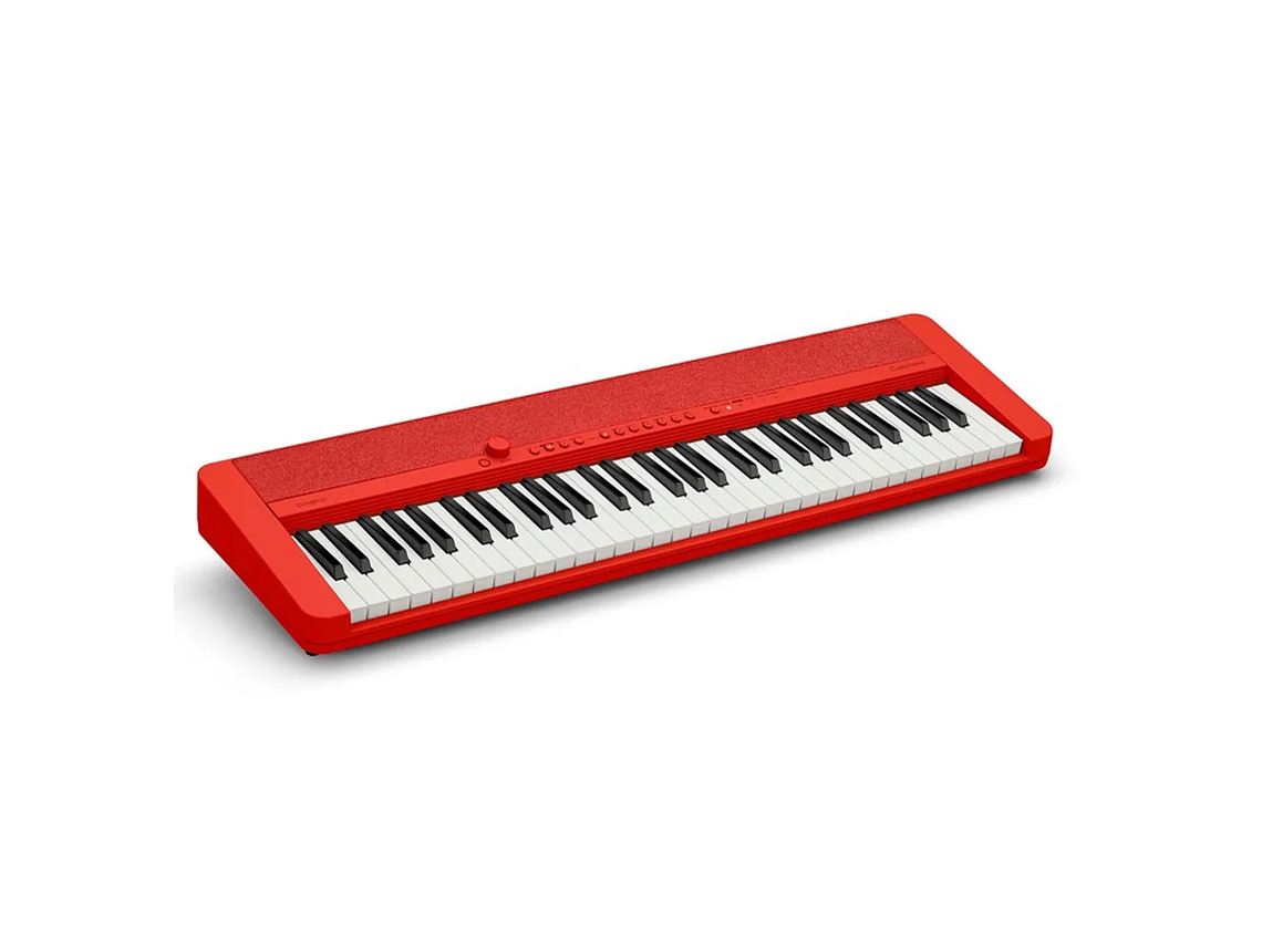 TECLADO CASIO 61 TECLAS CT-S1BKC2 ROJO 2