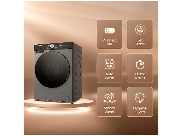 LAVADORA SECADORA HISENSE 14 KG 10 KG CARGA FRONTAL WD3S1443BT 4