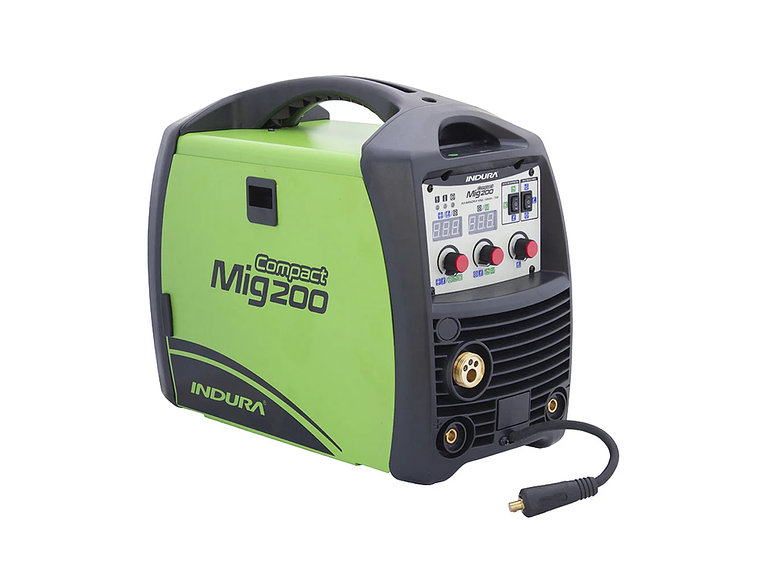 SOLDADORA INDURA COMPACTMIG 200 INVERSORA MIG/MMA/TIG 2