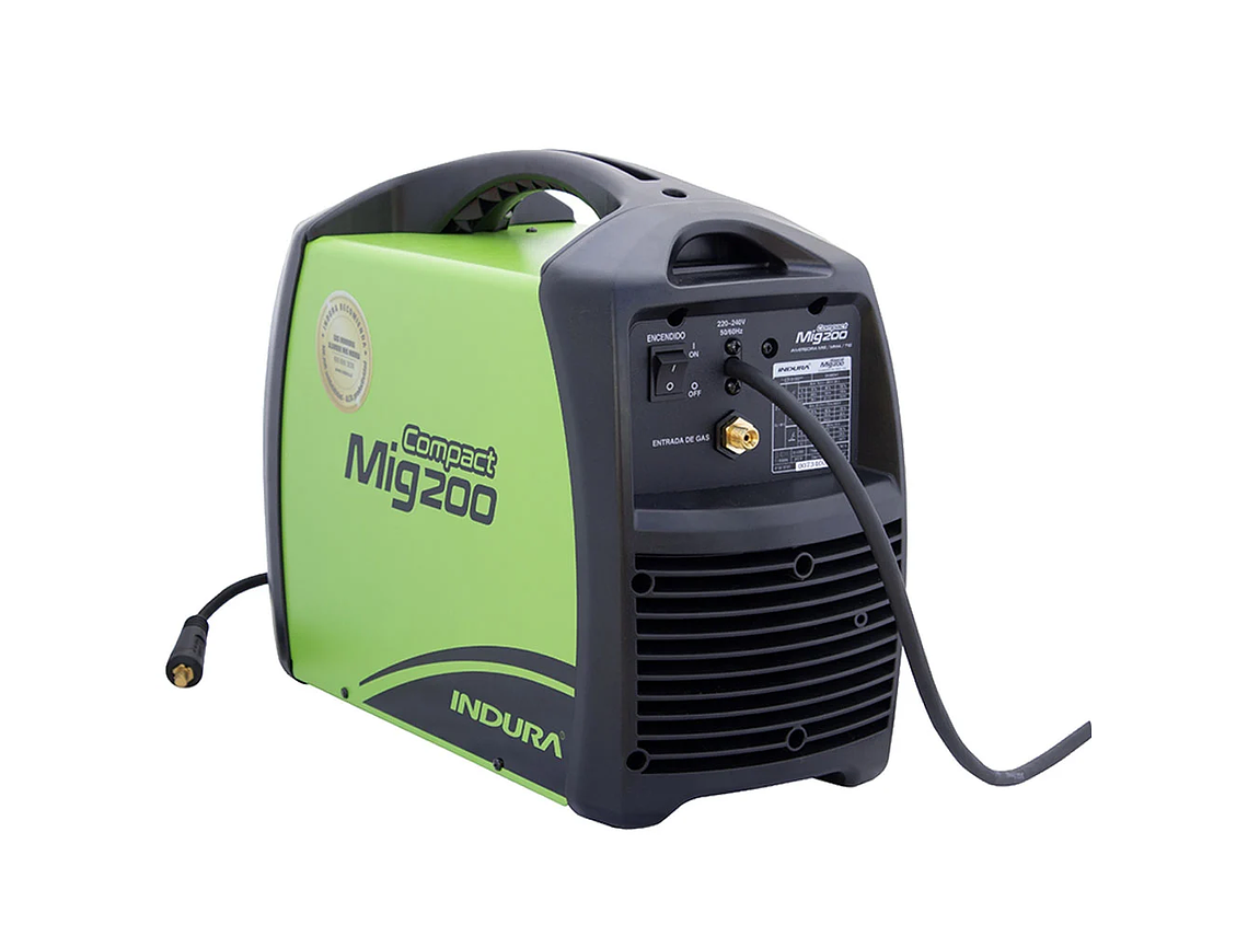 SOLDADORA INDURA COMPACTMIG 200 INVERSORA MIG/MMA/TIG 5