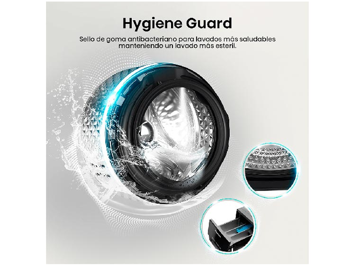 LAVADORA SECADORA HISENSE 14 KG 10 KG CARGA FRONTAL WD3S1443BT 7
