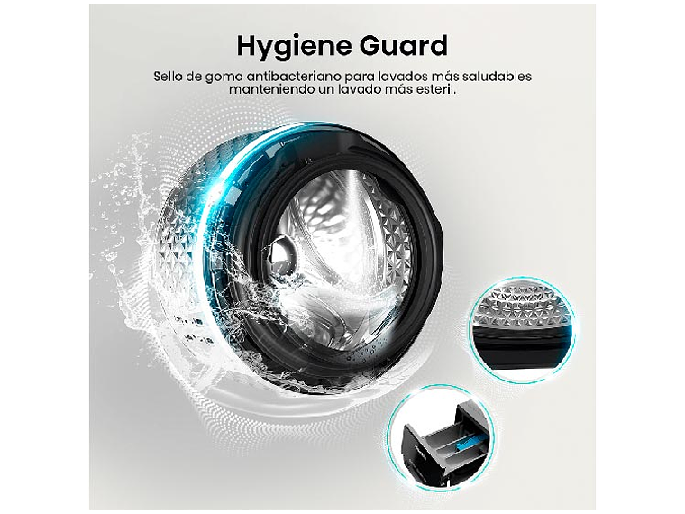 LAVADORA SECADORA HISENSE 14 KG 10 KG CARGA FRONTAL WD3S1443BT 7