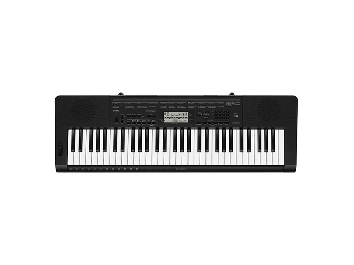 PACK CASIO TECLADO + ATRIL Y FUNDA ACOLCHADA RHINO CTK-3500 3