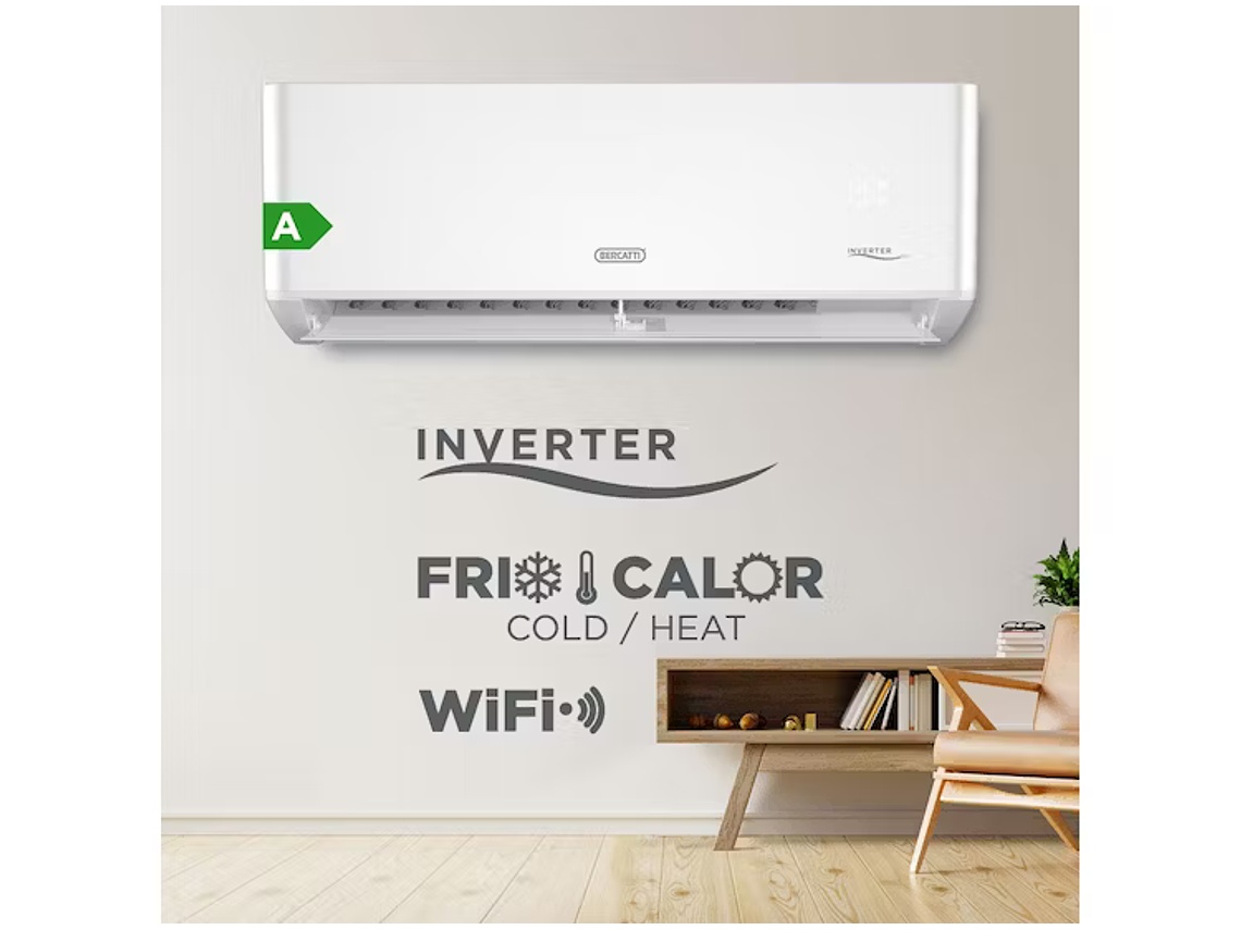 AIRE ACONDICIONADO SPLIT INVERTER WIFI 18.000 BTU 2