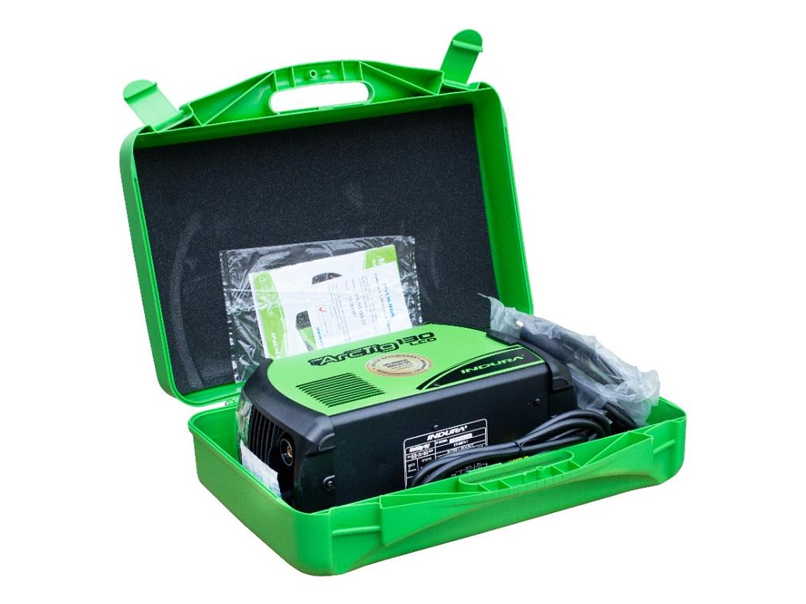 SOLDADORA INVERSORA ARCTIG 130 LCD VERDE CON PROTECCION AVANZADA 4