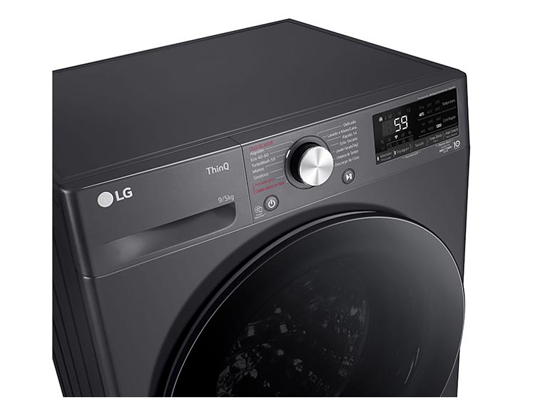 LAVADORA SECADORA LG WD9MVC4S6 9KG/5KG NEGRO 5