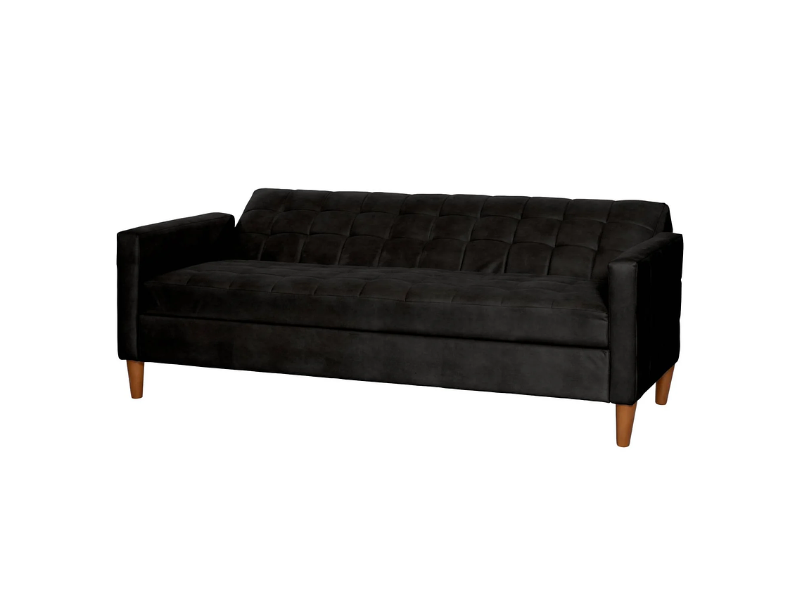 FUTON GENOVA CUERO KENTUCKY NEGRO 1