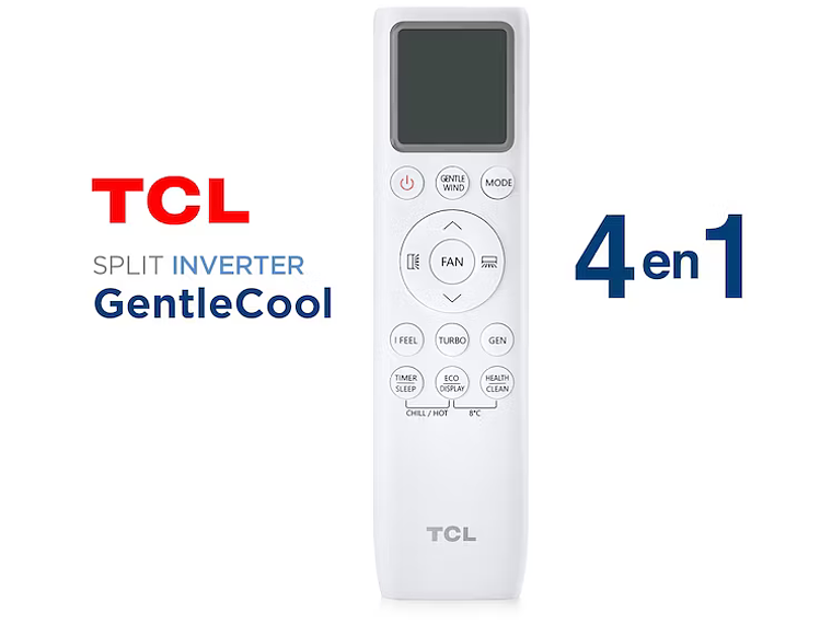 IRE ACONDICIONADO INVERTER SMART TCL 24000 BTU FRIO/CALOR 3