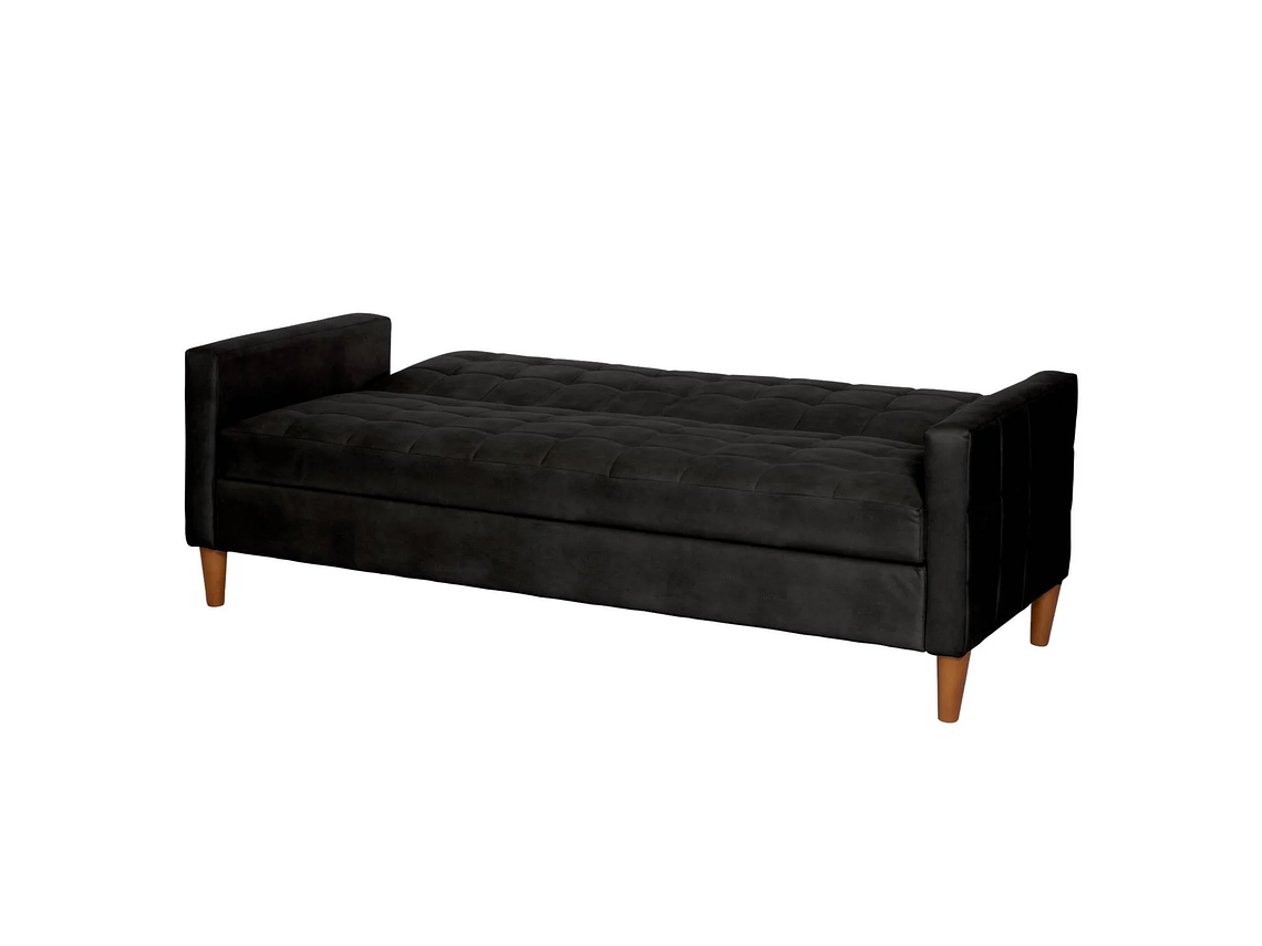 FUTON GENOVA CUERO KENTUCKY NEGRO 3