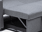 SOFÁ DANIELS KMB1002GY LIBRE DISPOSICIÓN 3 CUERPOS GRIS CAMA 2 PLAZAS MODERNO - Miniatura 6