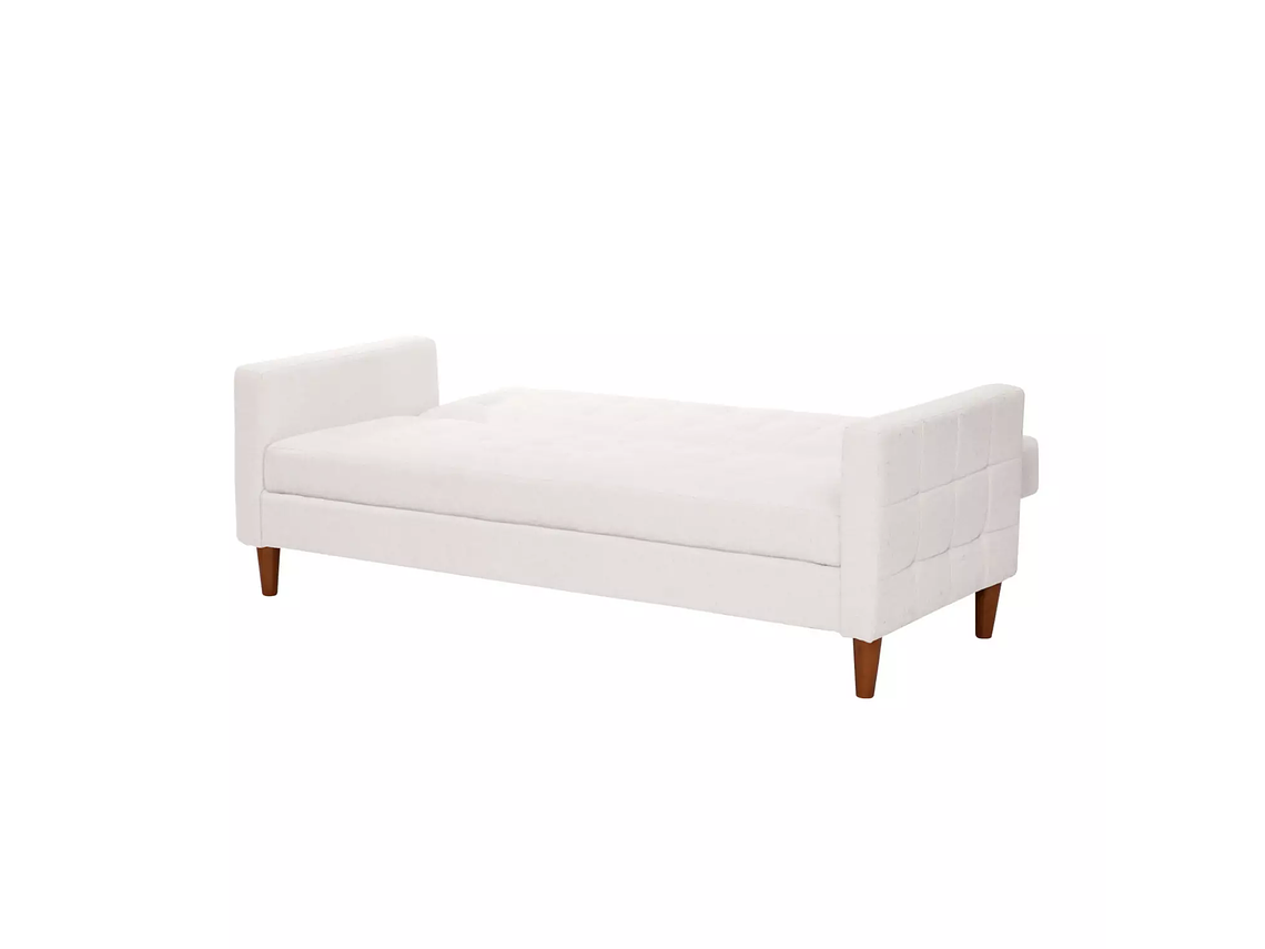 FUTON GENOVA LINO BLANCO 3