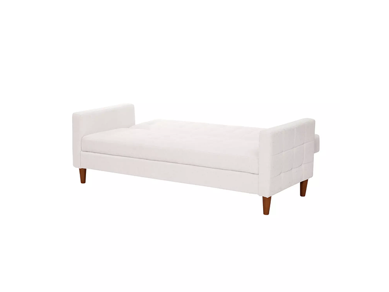 FUTON GENOVA LINO BLANCO 3