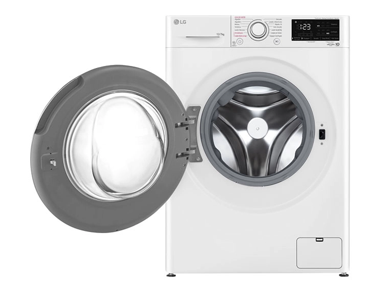 LAVADORA SECADORA LG WD12WVC5S6 12KG/7KG BLANCO 3