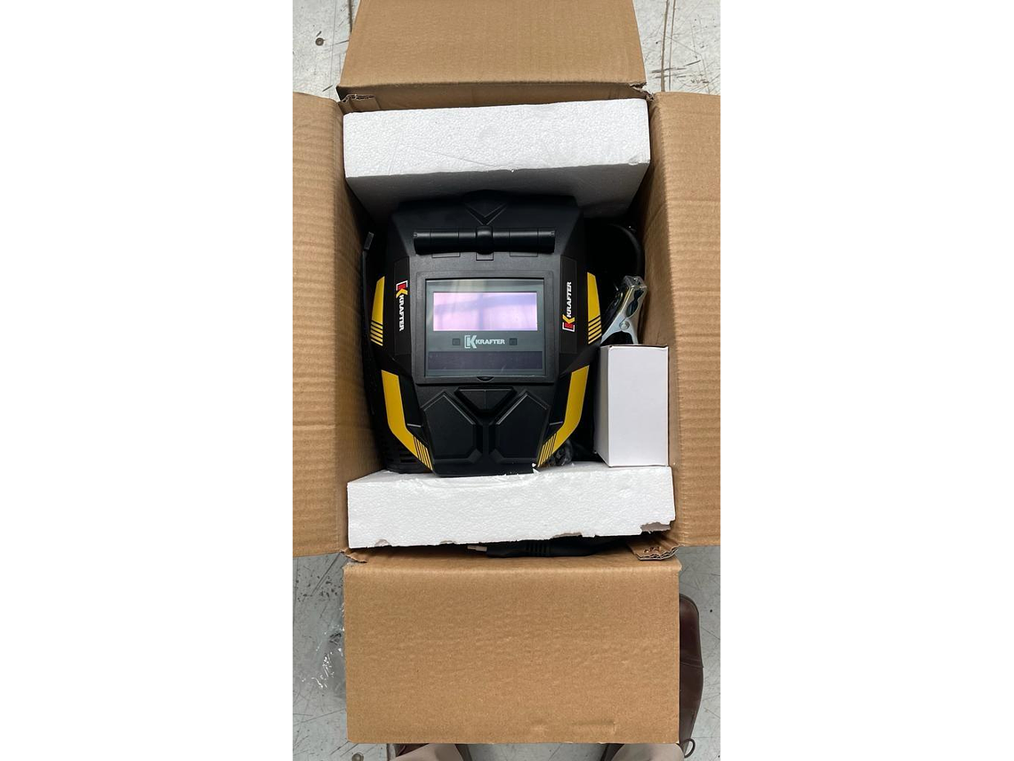 KIT DE SOLDADORA MIG KRAFTER MEGATEC-120 CON MASCARA Y ACCESORIOS 8