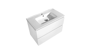 MUEBLE VANITORIO BÄRA OSLO 100CM BLANCO BRILLANTE