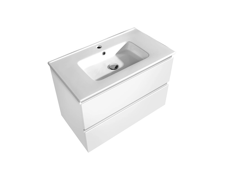 MUEBLE VANITORIO BÄRA OSLO 100CM BLANCO BRILLANTE 2