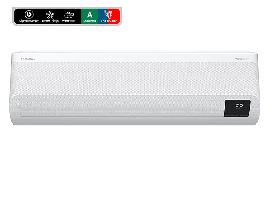 AIRE ACONDICIONADO SPLIT WINDFREE SAMSUNG AR18BSEAMWK/ZS 1