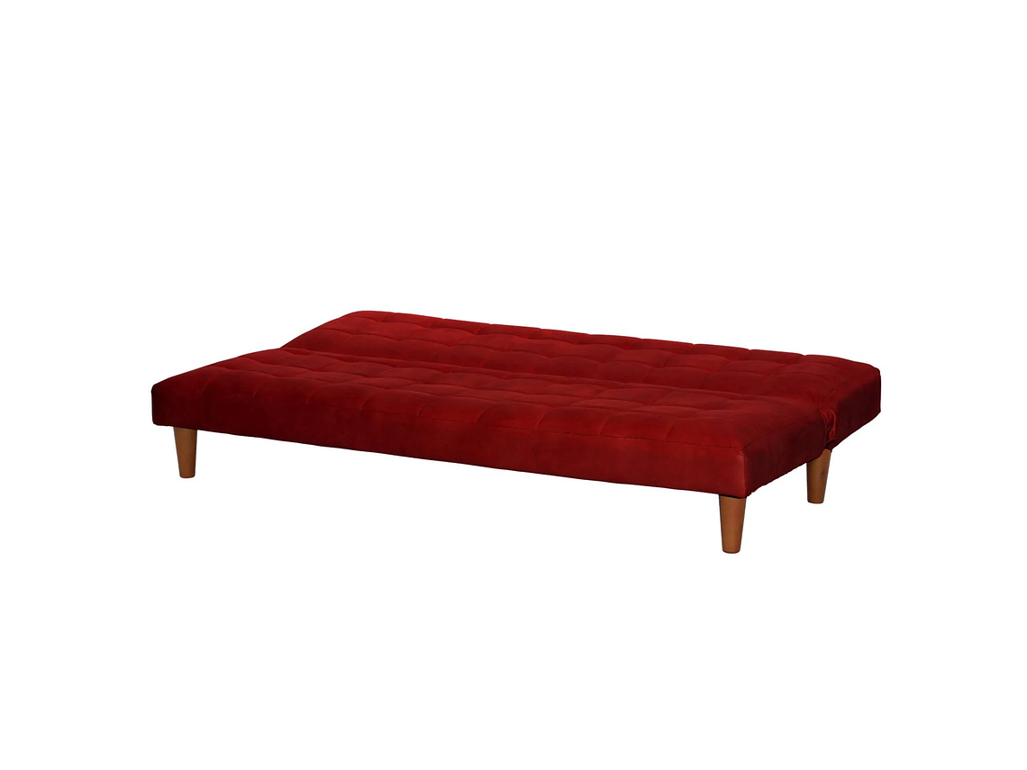FUTON TURIN CUERO KENTUCKY ROJO 1