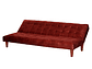 FUTON TURIN CUERO KENTUCKY ROJO - Miniatura 2