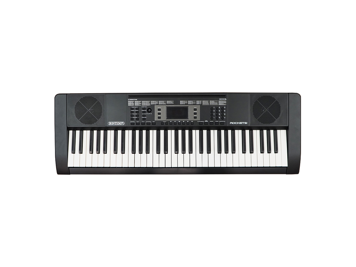 SET DE TECLADO ROCKET 61 TECLAS ATRIL + SILLIN 4