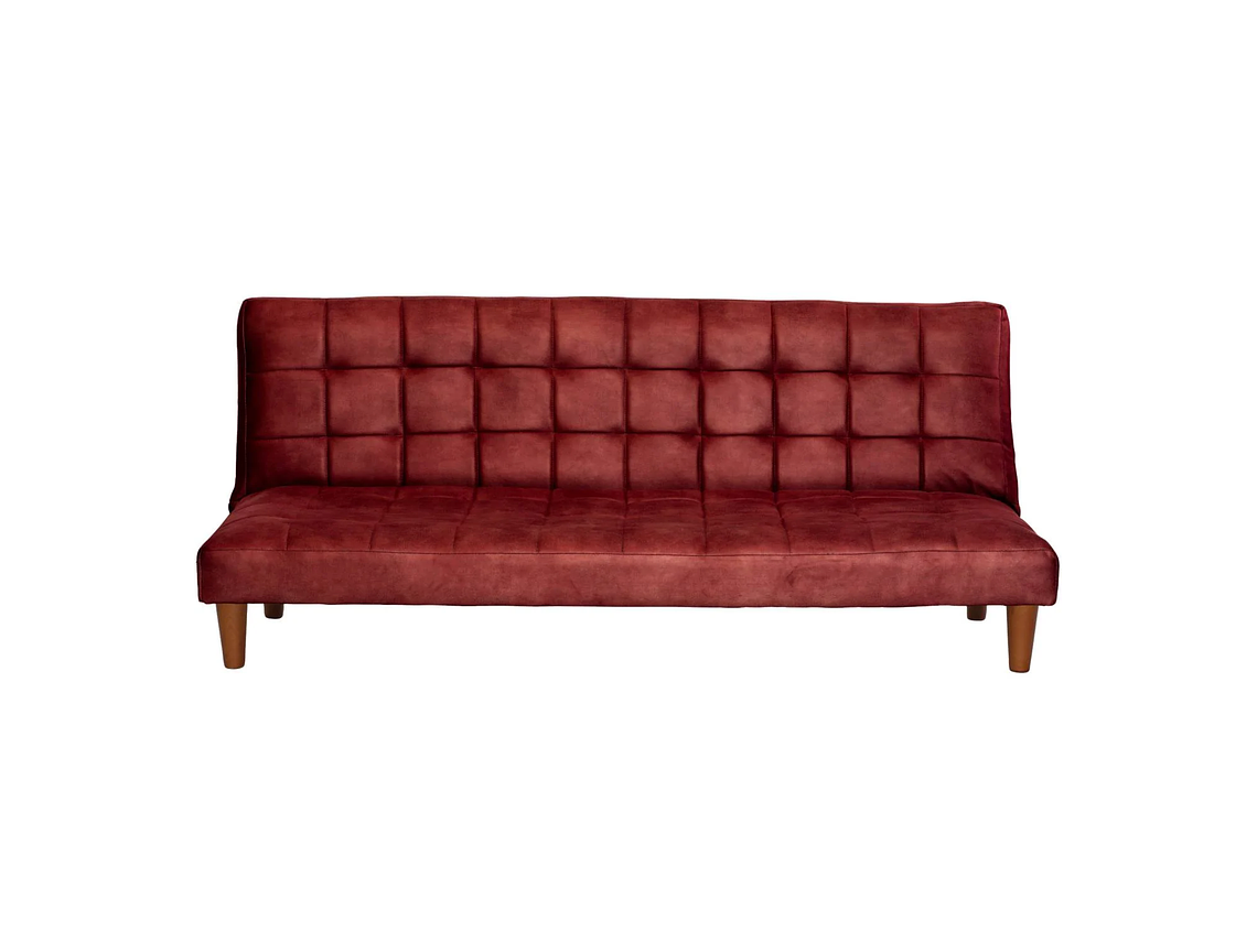 FUTON TURIN CUERO KENTUCKY ROJO 3