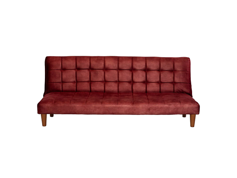 FUTON TURIN CUERO KENTUCKY ROJO 3