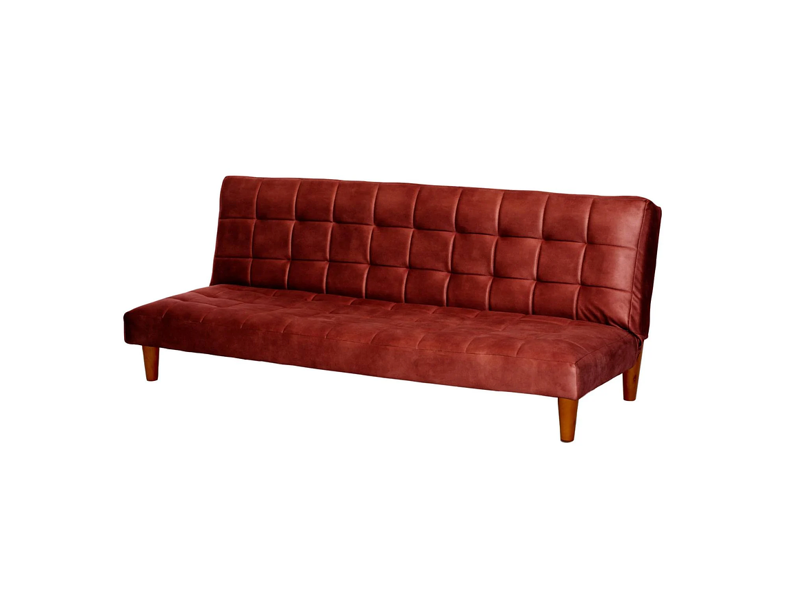 FUTON TURIN CUERO KENTUCKY ROJO 5