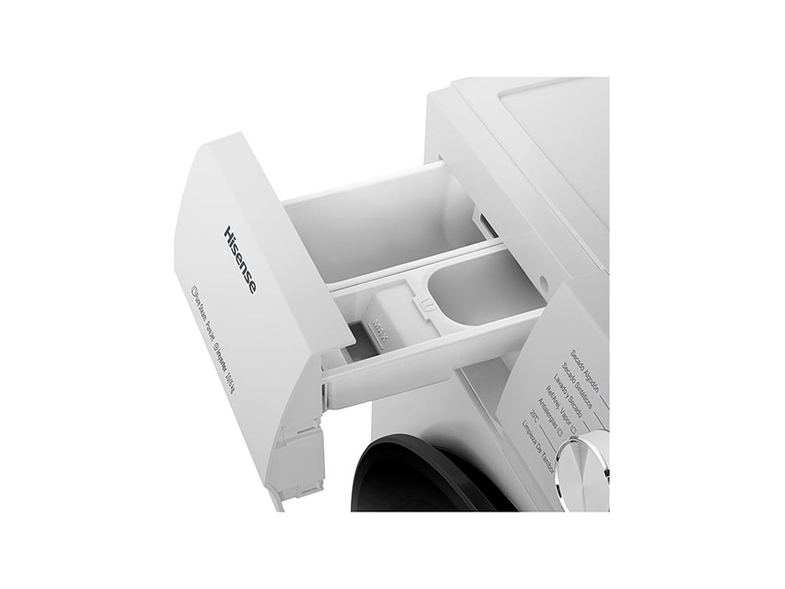 LAVADORA SECADORA CARGA FRONTAL HISENSE WD3Q1042BW 10KG/6KG BLANCO 3